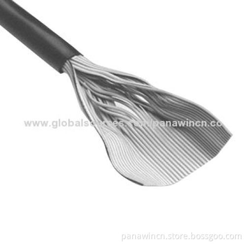 Manufacturer Round-shaped Flat Screened Ribbon Cable with PVC Insulation PVC Sheath